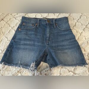 Madewell size 24 high rise shorts